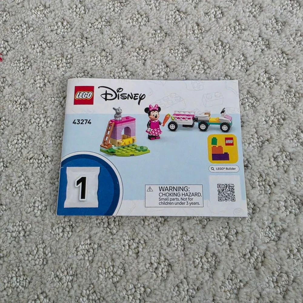 LEGO Disney 43274 Minnie and Daisy Playtime Garden Instruction Manuals 1 2 3